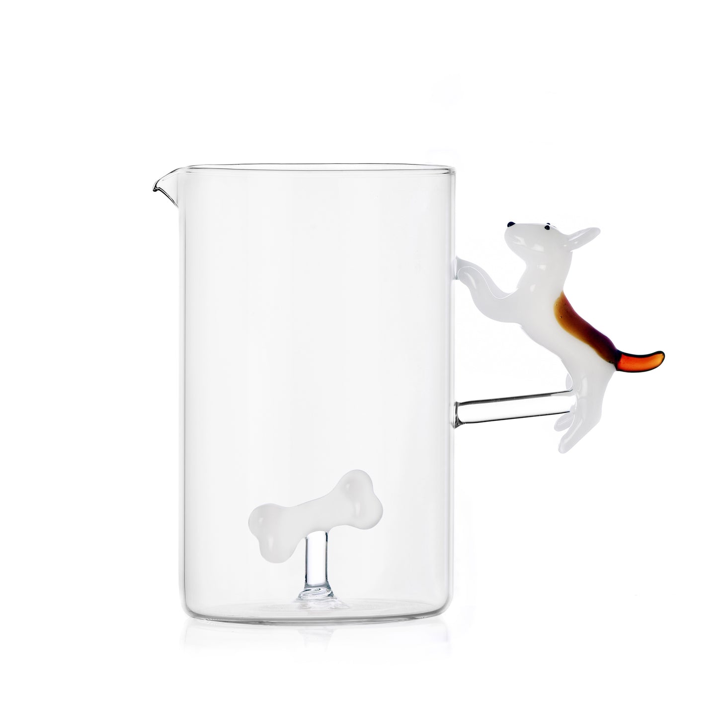 DOGS - JUG BULL TERRIER WITH BONE