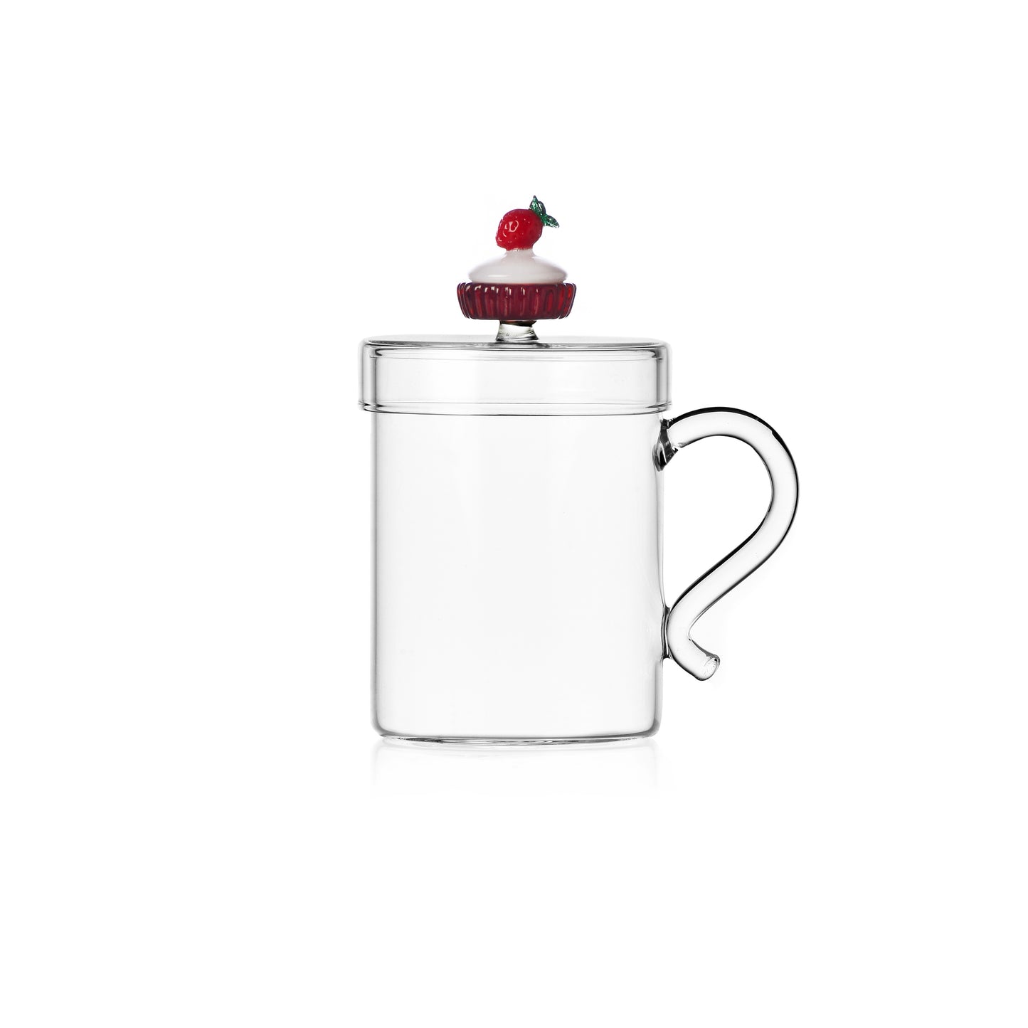 PATISSERIE - MUG W LID STRAWBERRY CAKE