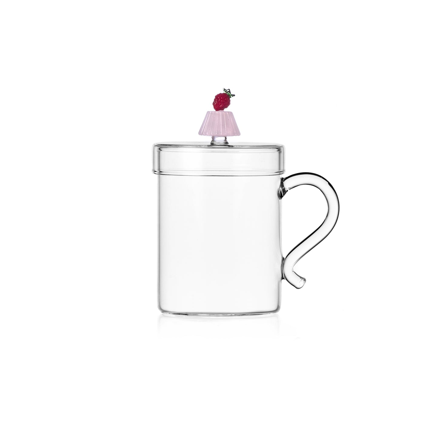 PATISSERIE - MUG W LID CHARLOTTE W RASPBERRY