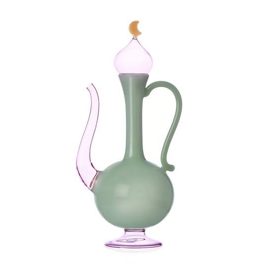 SOGNI D'ORIENTE - green pink jug w/moon