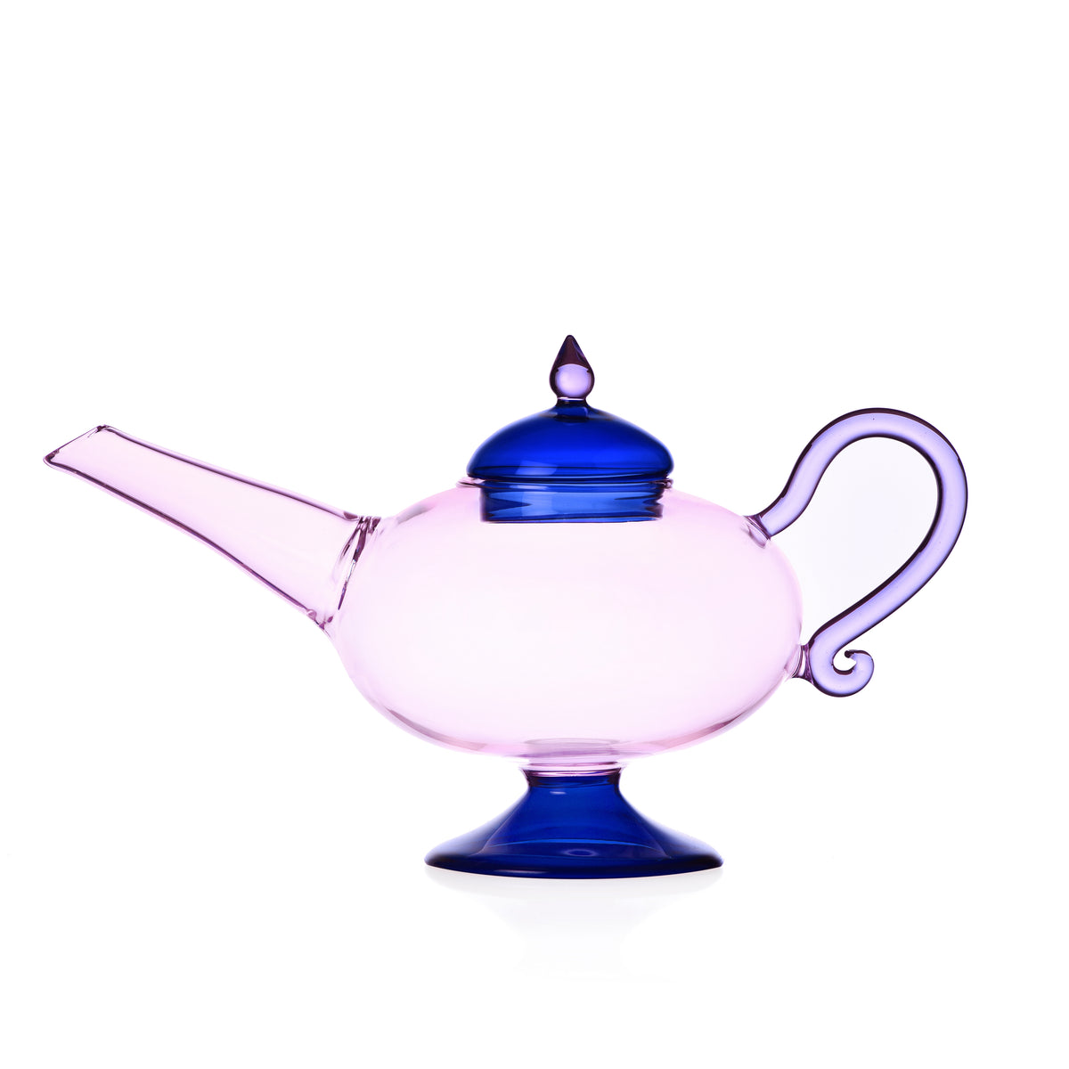 SOGNI D'ORIENTE - pink teapot blue lid