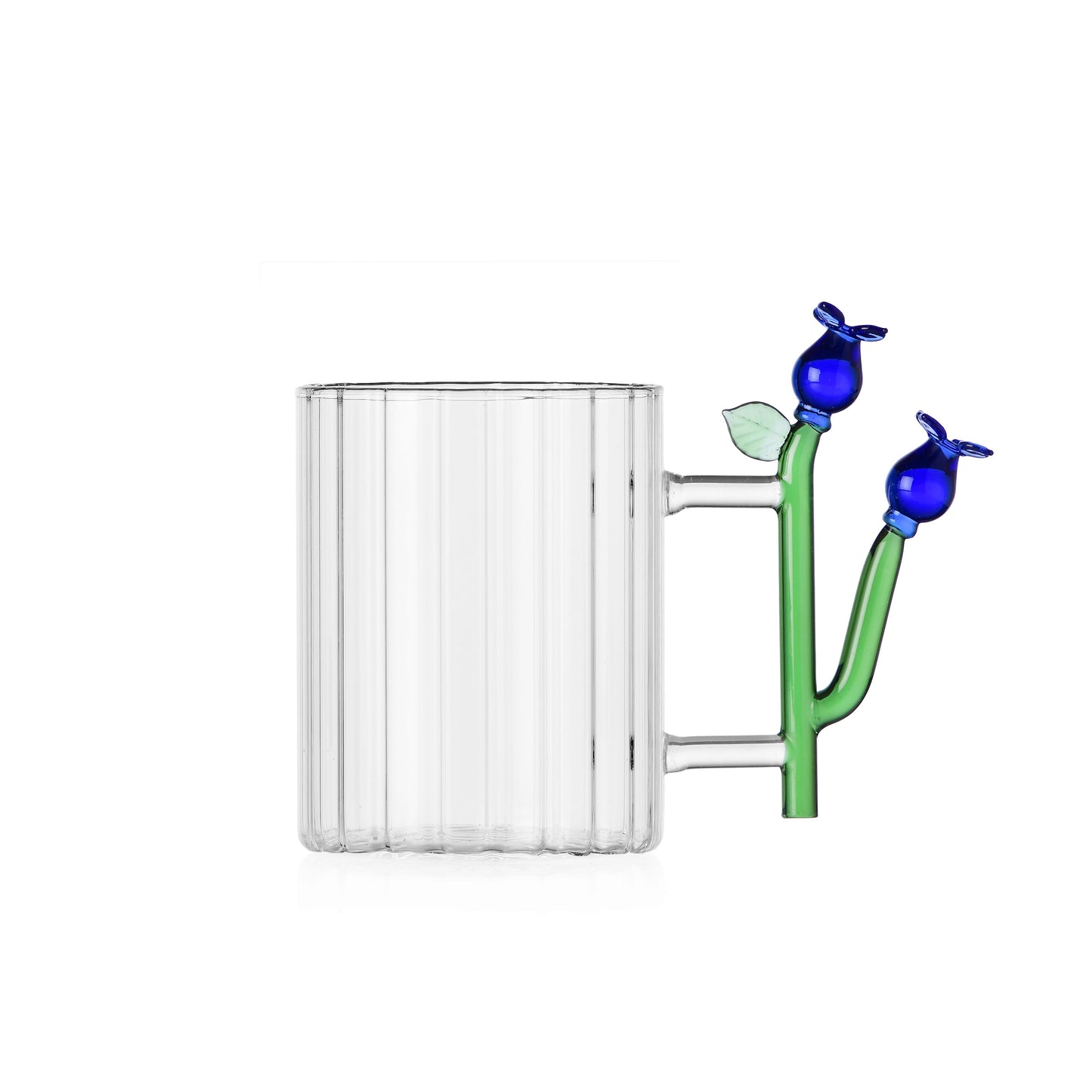BOTANICA - optic mug blue flower