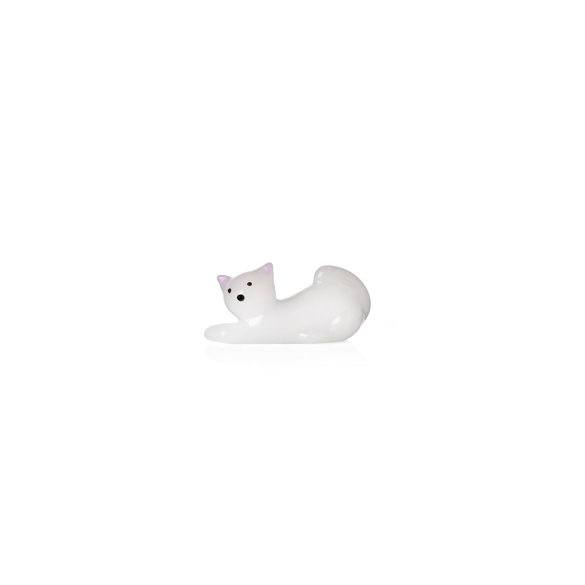 TABBY CAT - set 2 chopstick/cutlery rest black cat-white cat