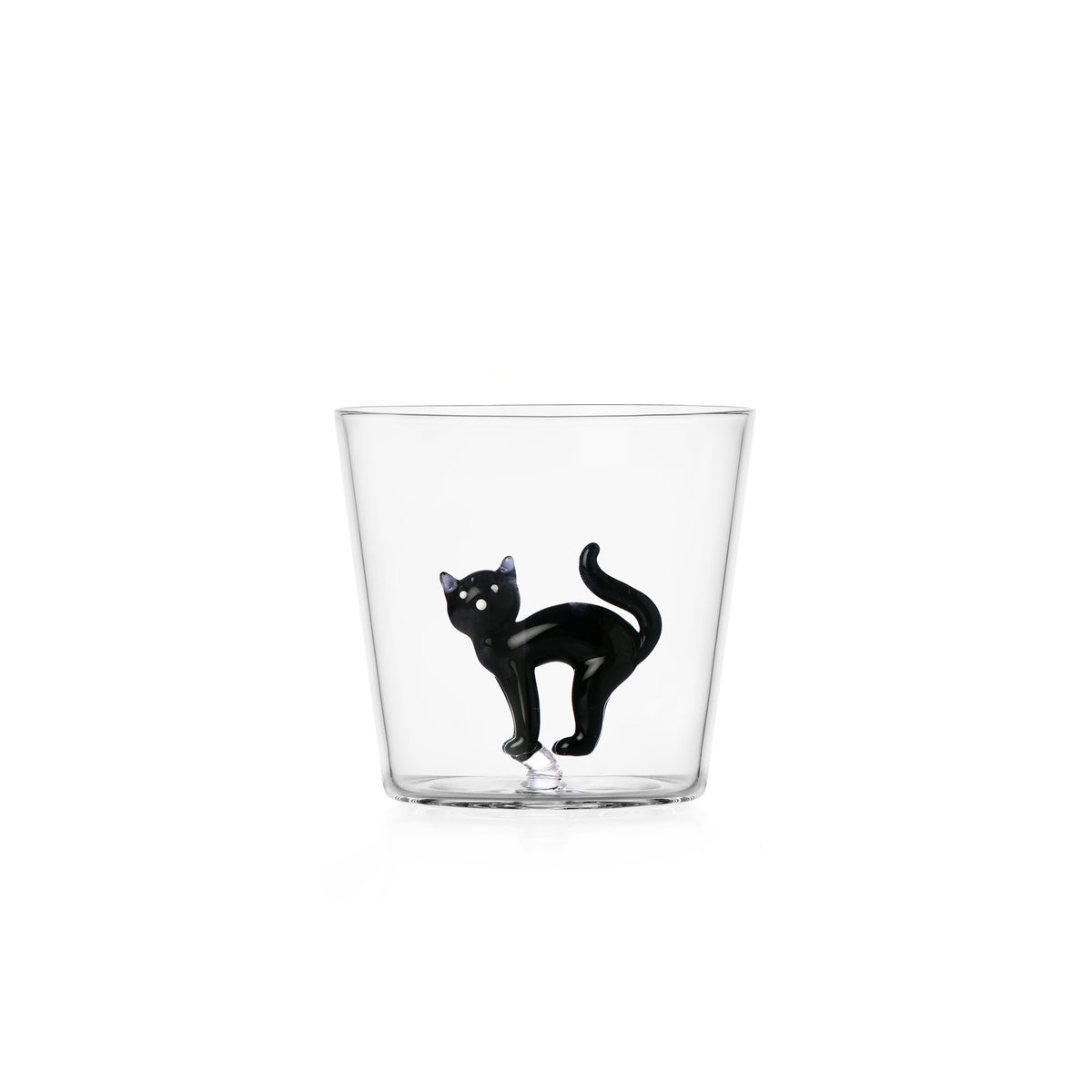TABBY CAT - tumbler black cat