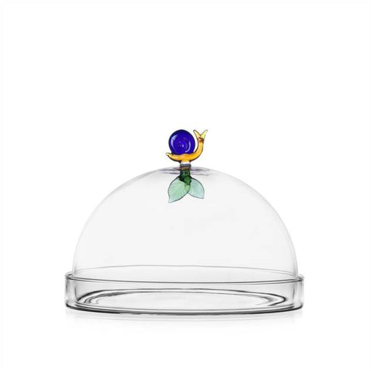 ANIMAL FARM - DOME WITH DISH SNAIL AND LEAF
