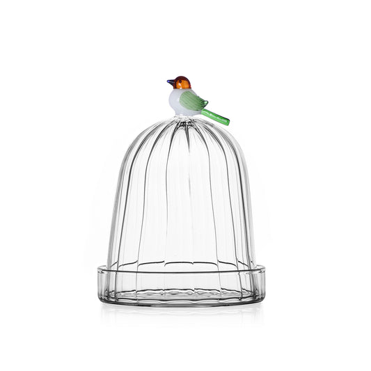 ANIMAL FARM - OPTIC DOME WITH DISH BIRD SMALL