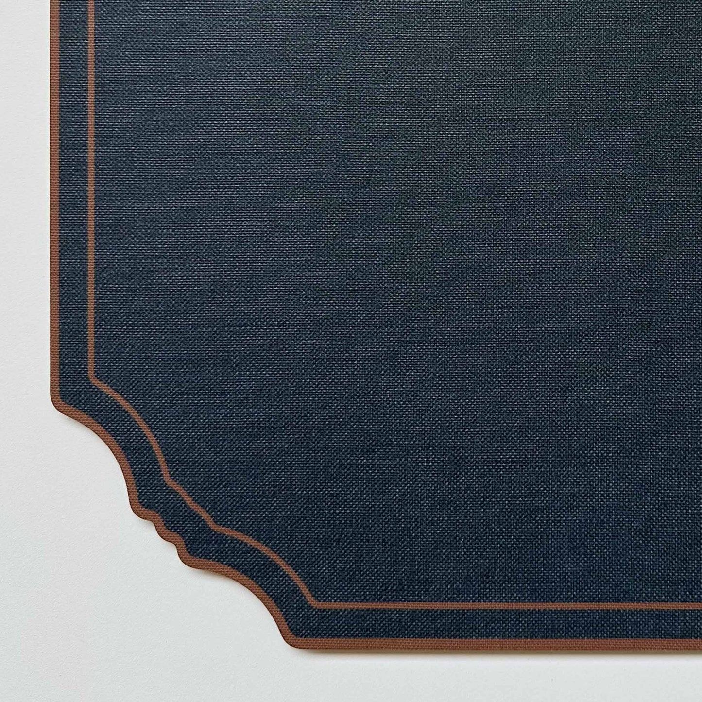 BLUE PLACEMAT - MODERN ALPHABET
