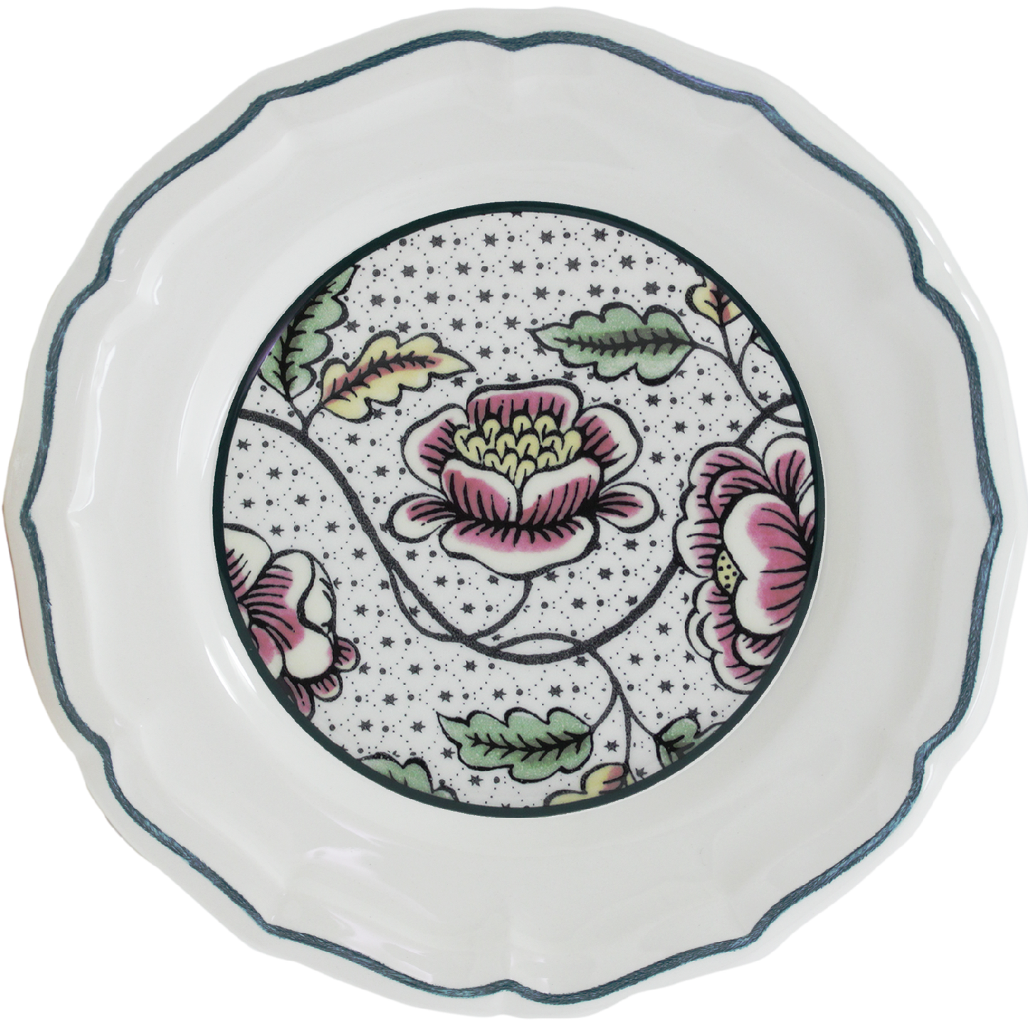 DOMINOTE - ROSES CANAPE PLATES