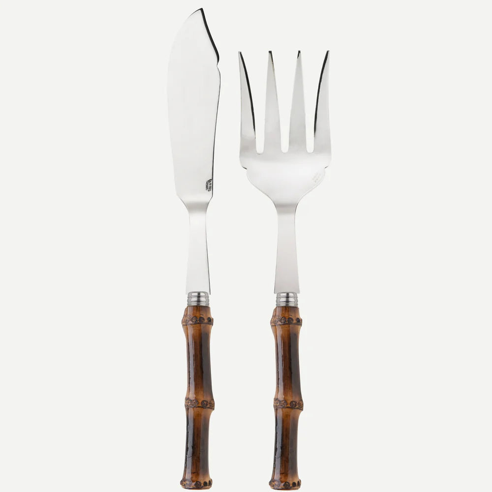 PANDA DARK, FISH SERVING SET