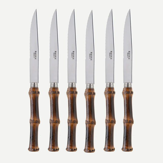 PANDA DARK, SET OF 6 STEAK KNIVES