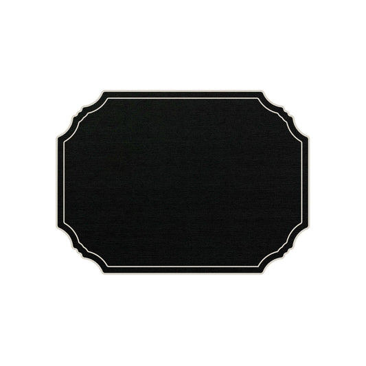 SQUARE FRAMES PLACEMAT (BLACK - WHITE)