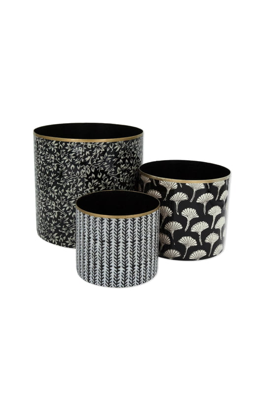 PLANT POT LARGE - BRANCH CARBON