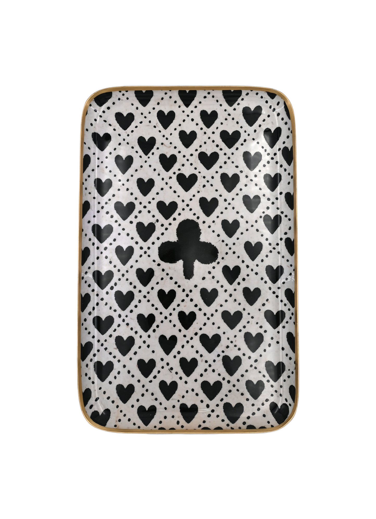 RECTANGULAR TRAY - THE HEARTS