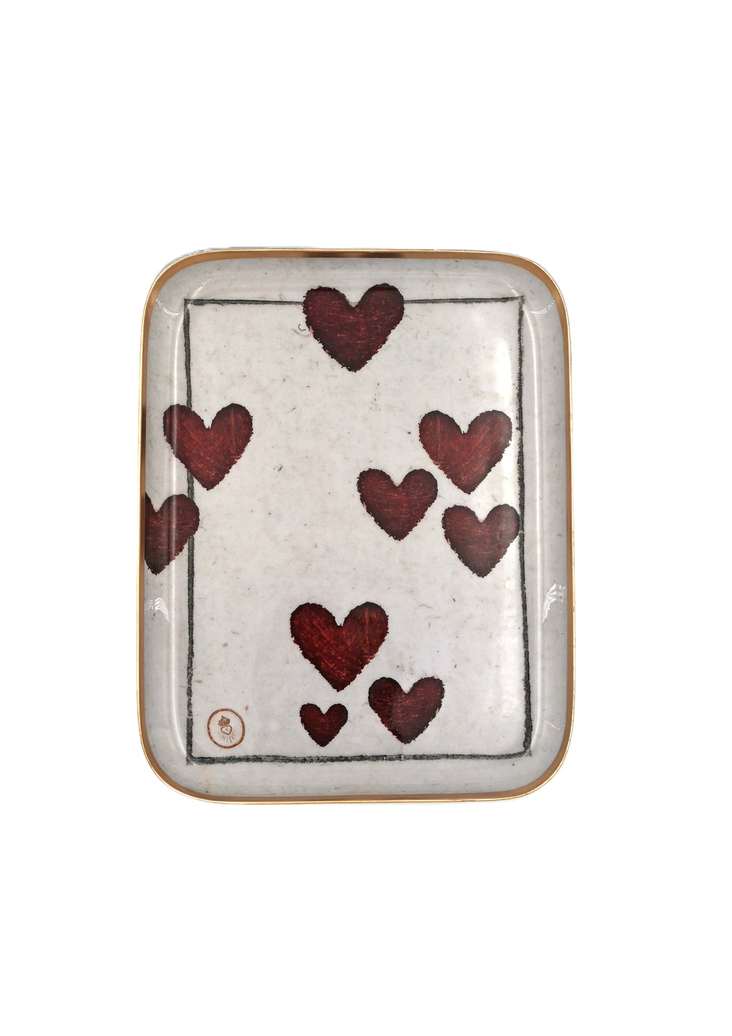 HALF TRAY - CARD TO PLAY HEART