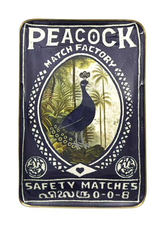 RECEPTION TRAY - PEACOCK