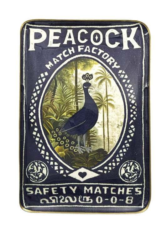 RECEPTION TRAY - PEACOCK