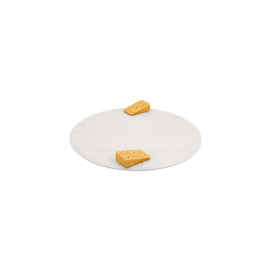 Cheese Trays - White Cheese Tray with Cheese