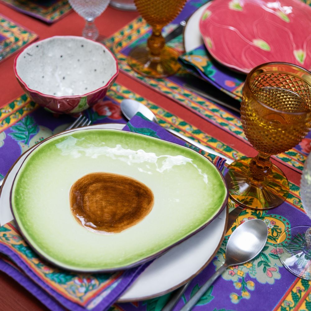 Tropical Fruits - Dessert Plate Avocado