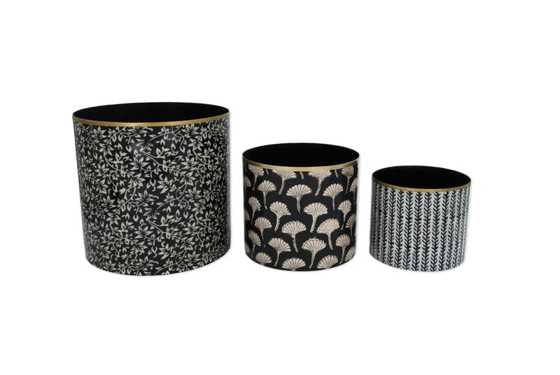 PLANT POT LARGE - BRANCH CARBON