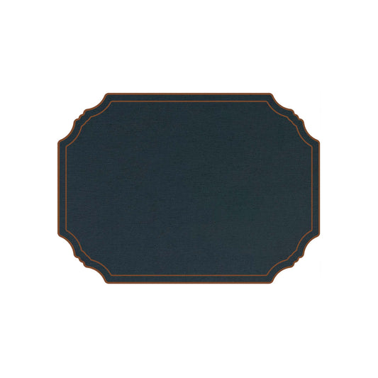 SQUARE FRAMES PLACEMAT (BLUE - BROWN)