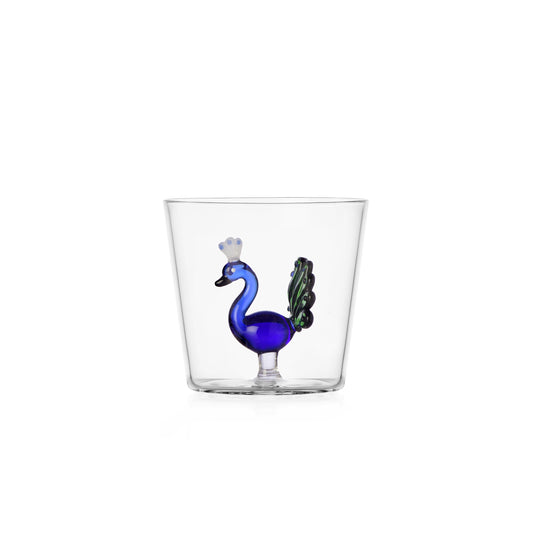 ANIMAL FARM - TUMBLER BLUE PEACOCK