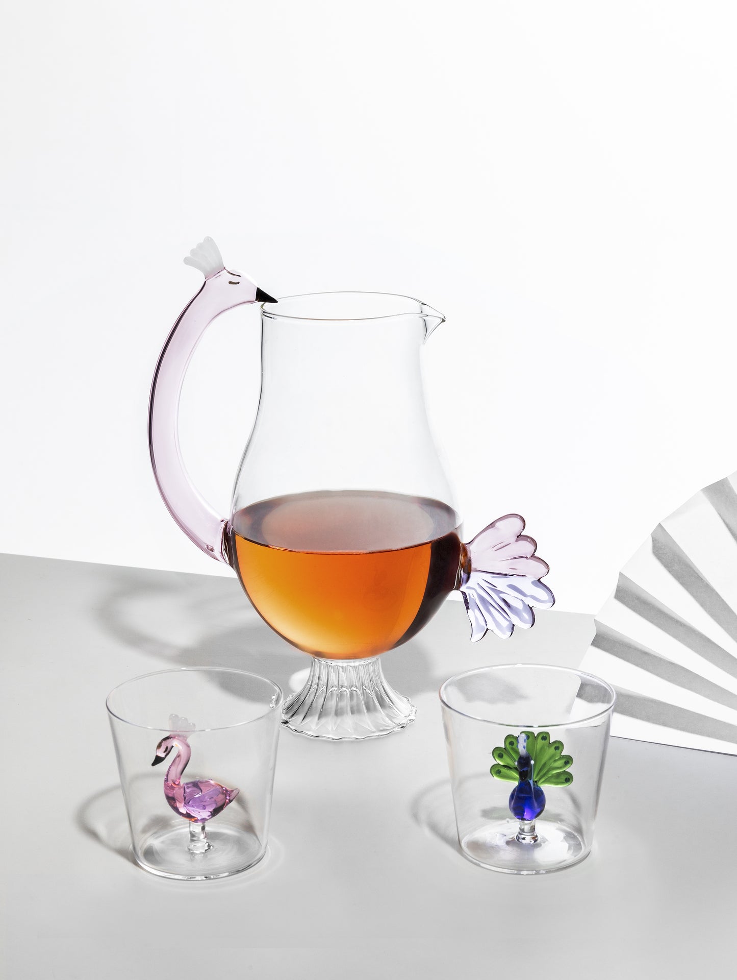 ANIMAL FARM - TUMBLER BLUE PEACOCK