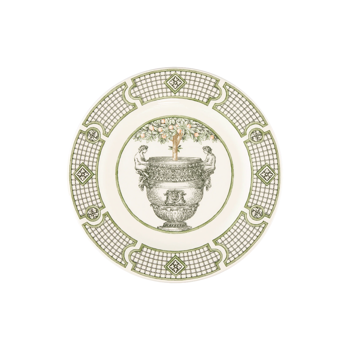 Les Vases à Oranger - Set of 4 dessert plates