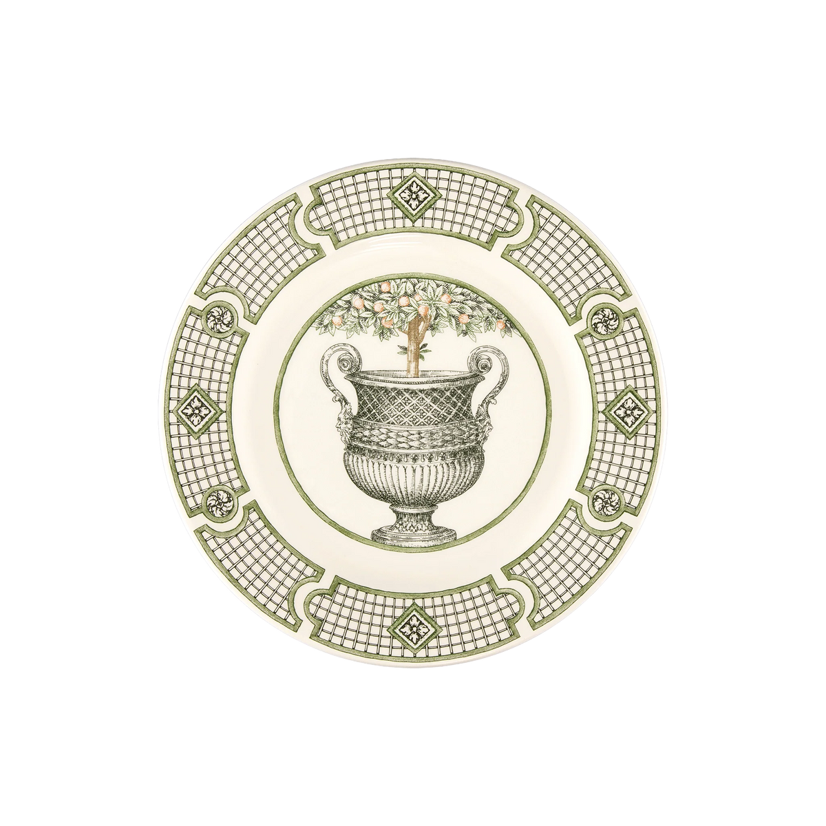 Les Vases à Oranger - Set of 4 dessert plates