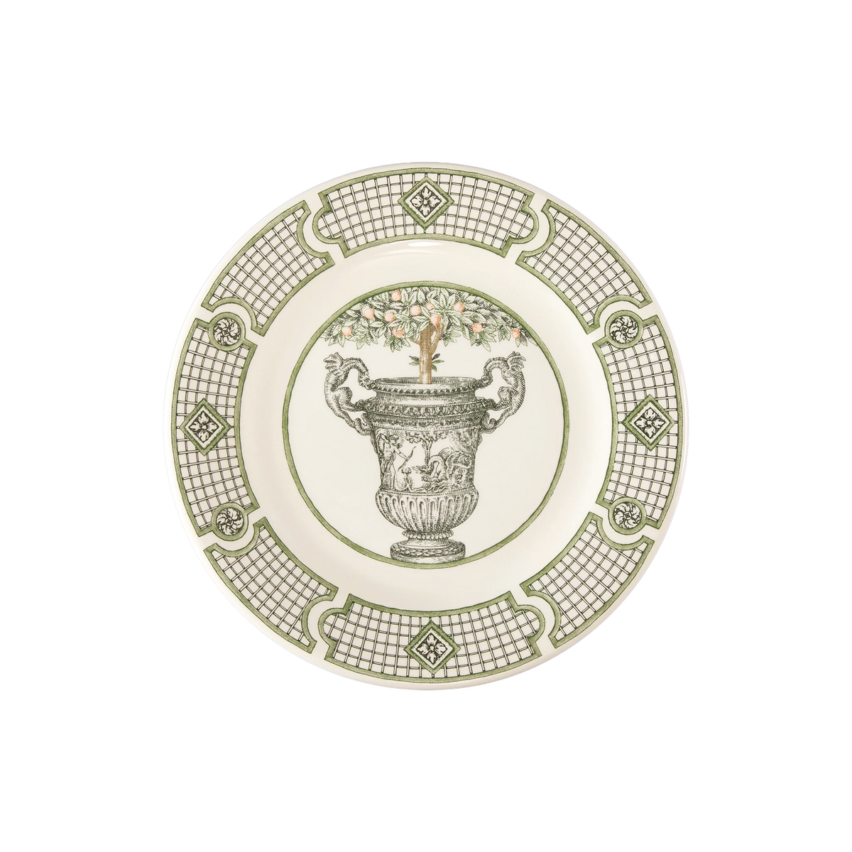 Les Vases à Oranger - Set of 4 dessert plates