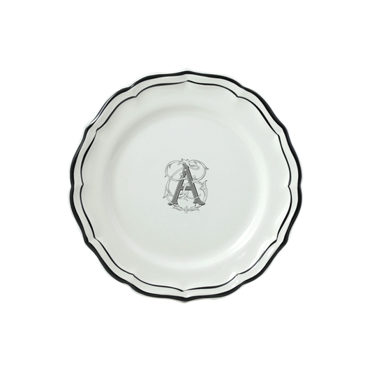 Filet Midnight Monogram - dessert plates A