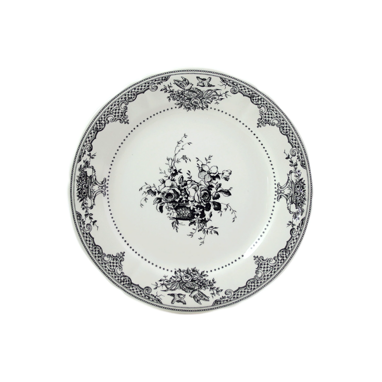 LES DEPAREILLEES GREEN - BOX OF 6 ASSORTED DESSERT PLATES