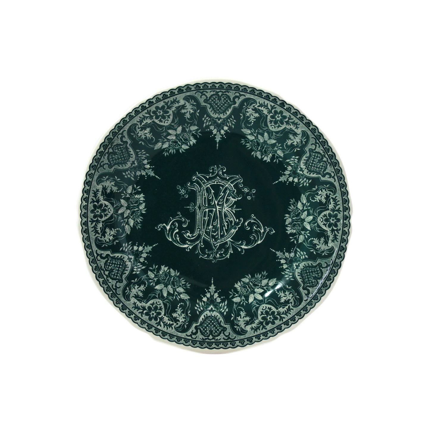 LES DEPAREILLEES GREEN - BOX OF 6 ASSORTED DESSERT PLATES