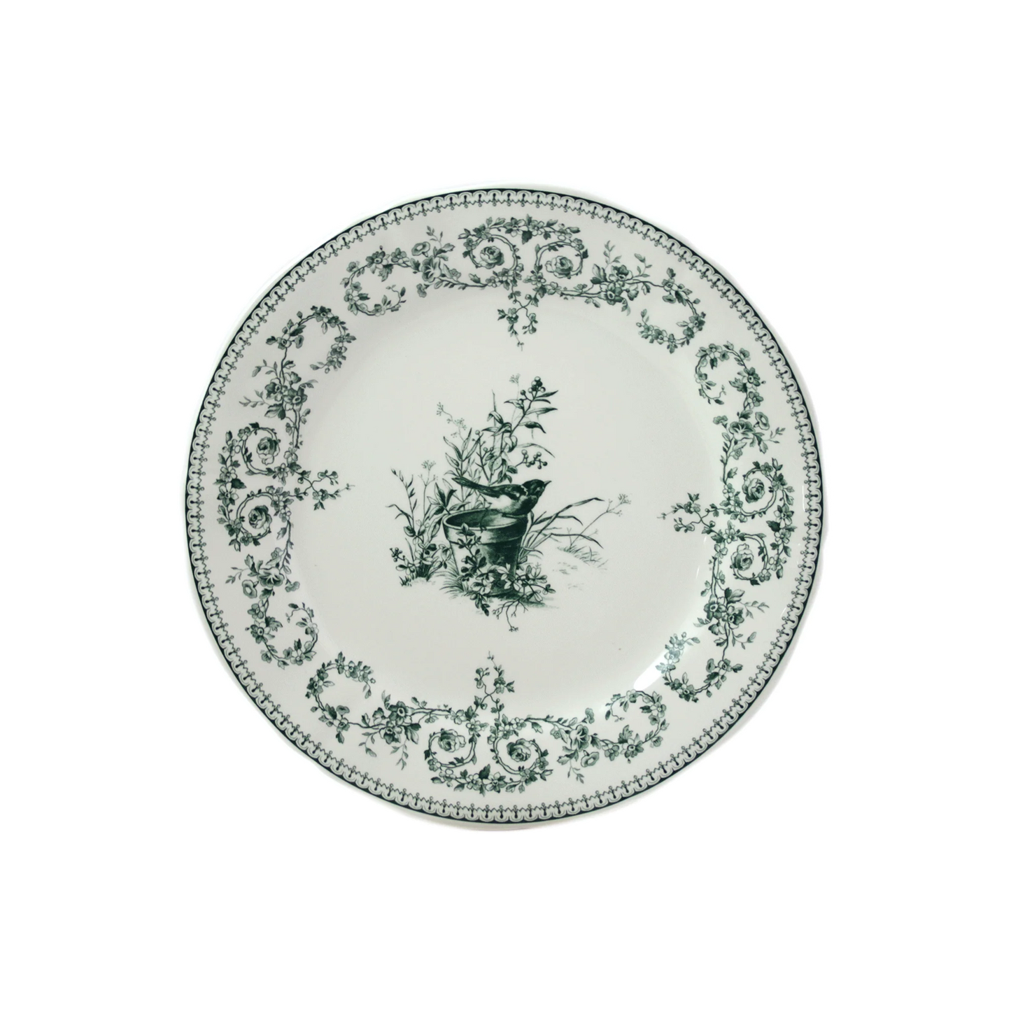 LES DEPAREILLEES GREEN - BOX OF 6 ASSORTED DESSERT PLATES