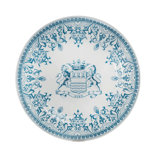 LES DEPAREILLEES BLUE - DINNER PLATES BLASON