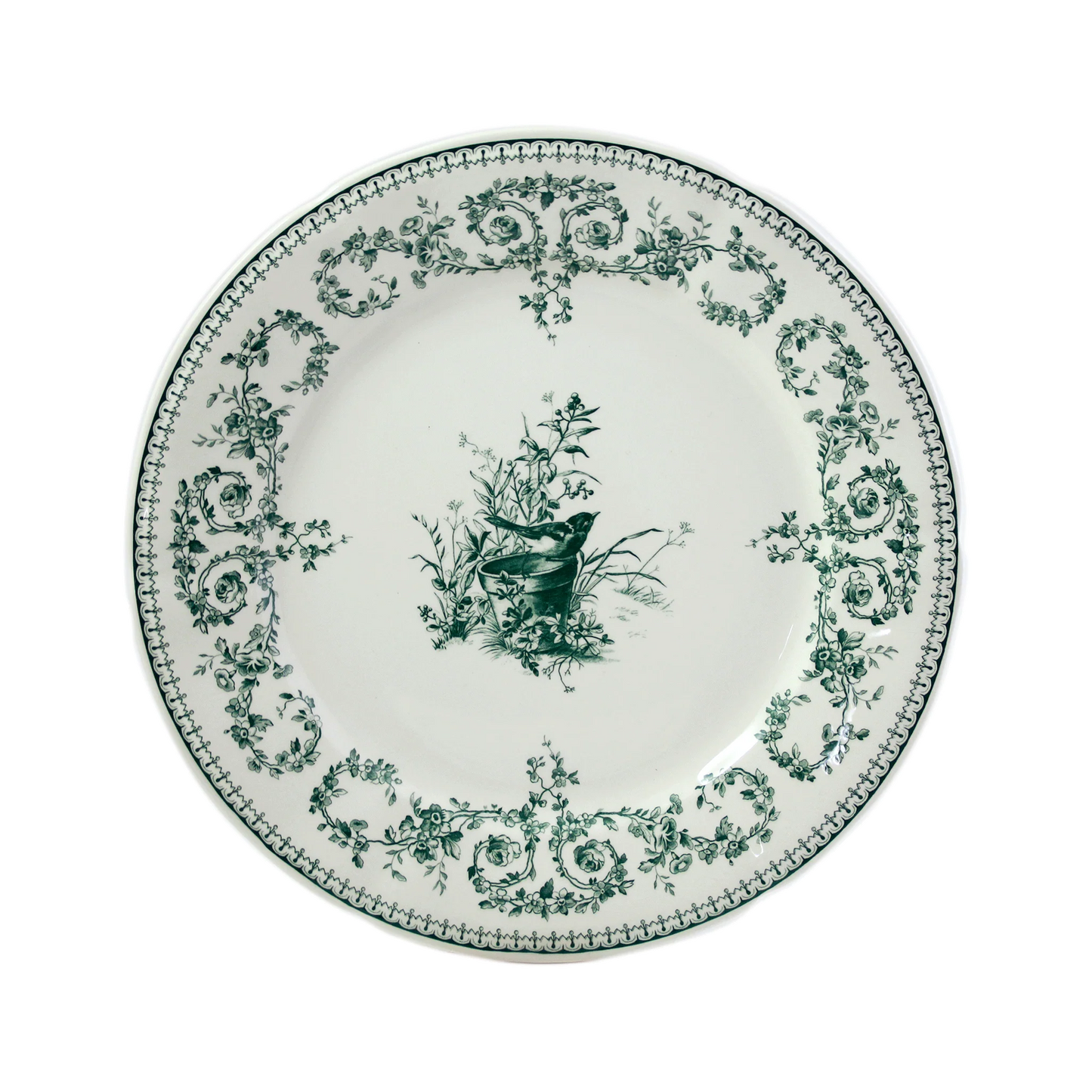 LES DEPAREILLEES GREEN - BOX OF 6 ASSORTED DINNER PLATES