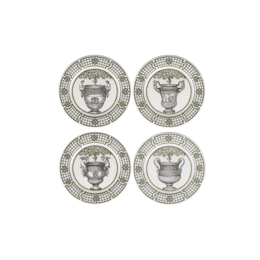 Les Vases à Oranger - Set of 4 assorted coasters