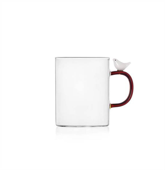 BIRDS MUG WHITE BIRD