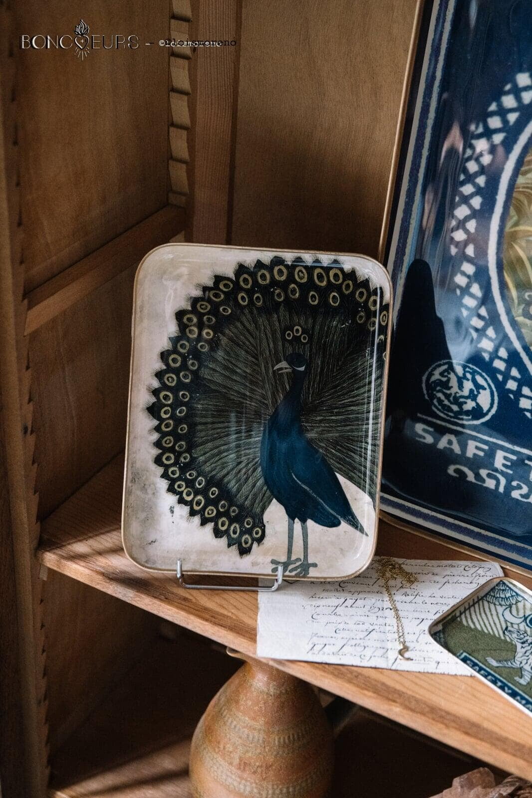 HALF TRAY - PEACOCK