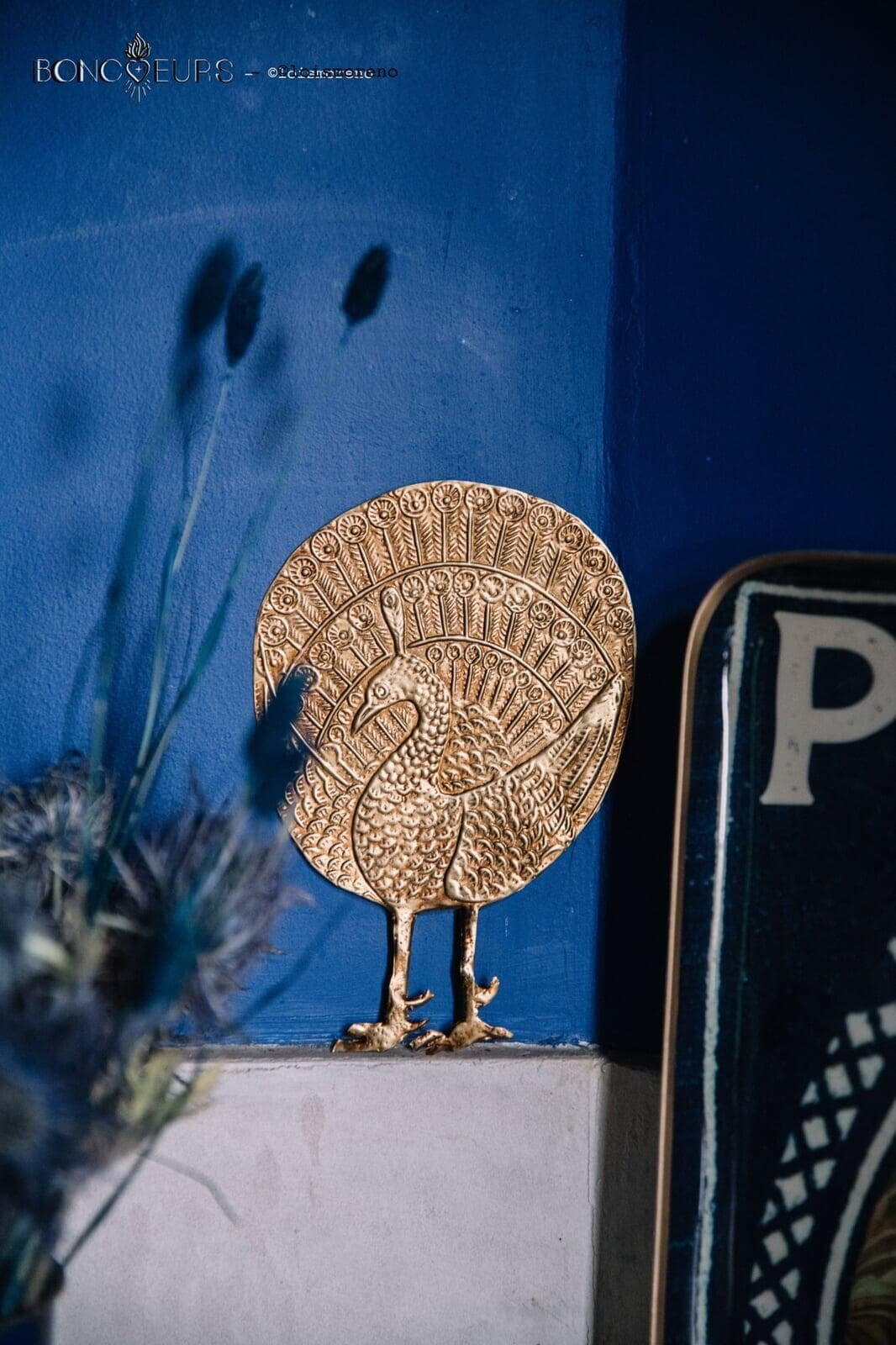 RECEPTION TRAY - PEACOCK