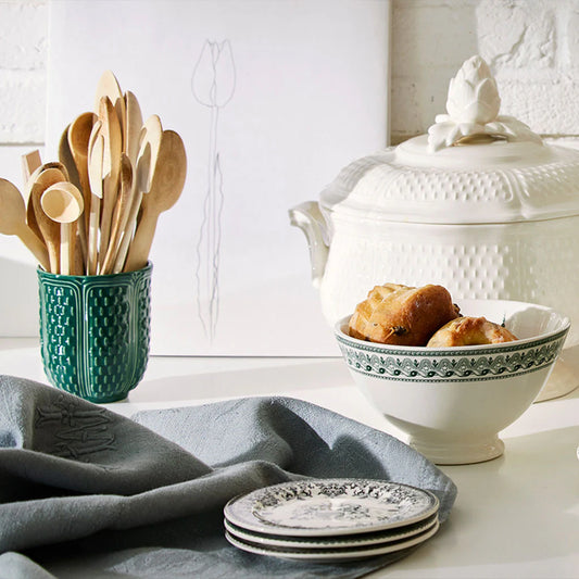 LES DEPAREILLEES GREEN - BOX OF 6 ASSORTED COASTERS