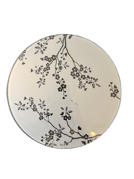 FLORAL GLASS PLACEMAT