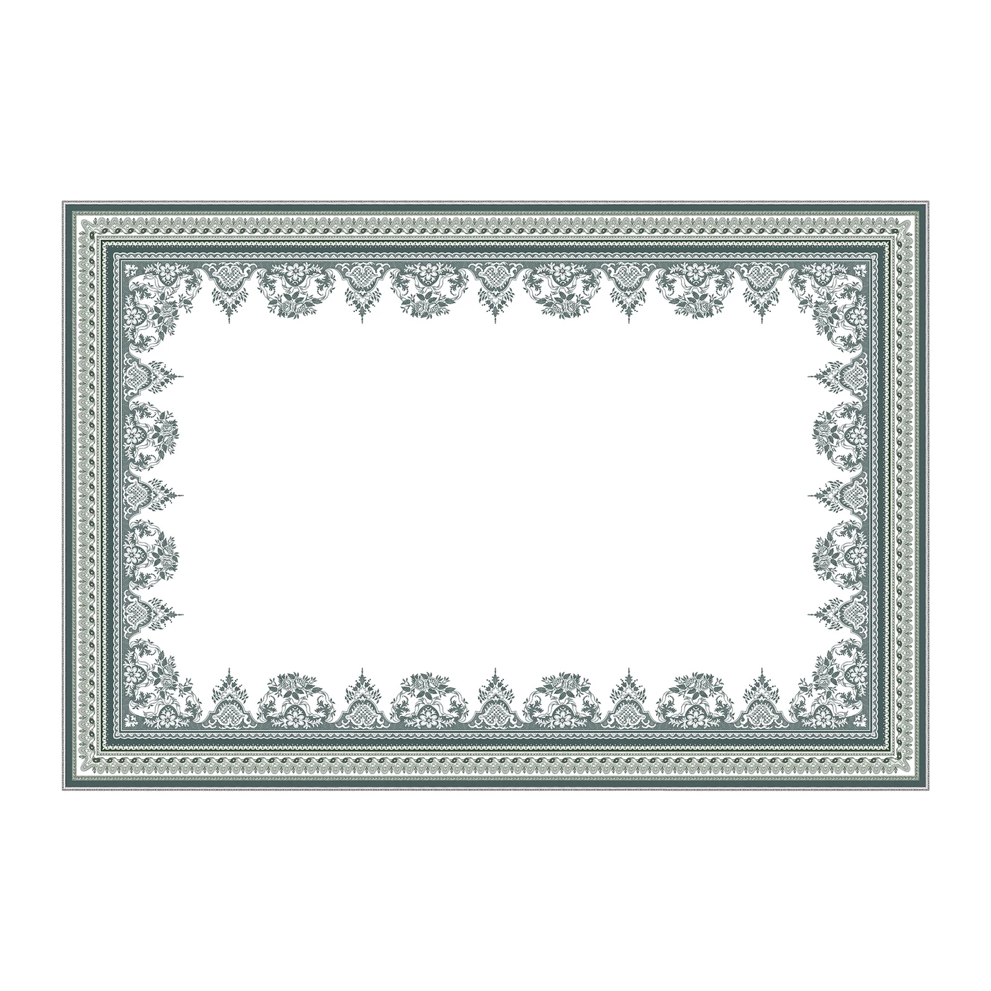 LES DEPAREILLEES GREEN - RECTANGULAR TABLECLOTH