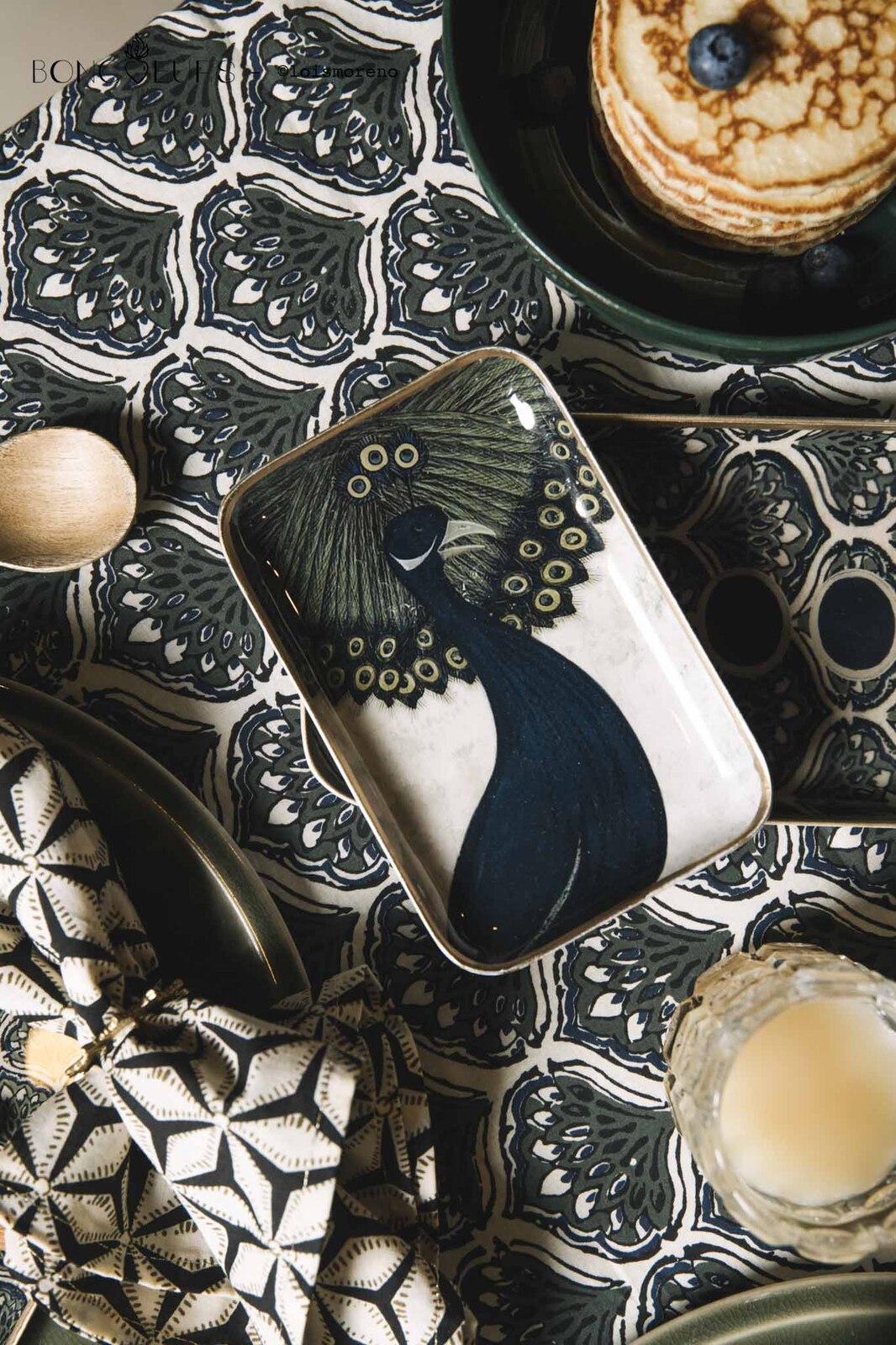 SOLO TRAY - PEACOCK