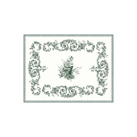 LES DEPAREILLEES GREEN - ACRYLIC SERVING TRAY SMALL