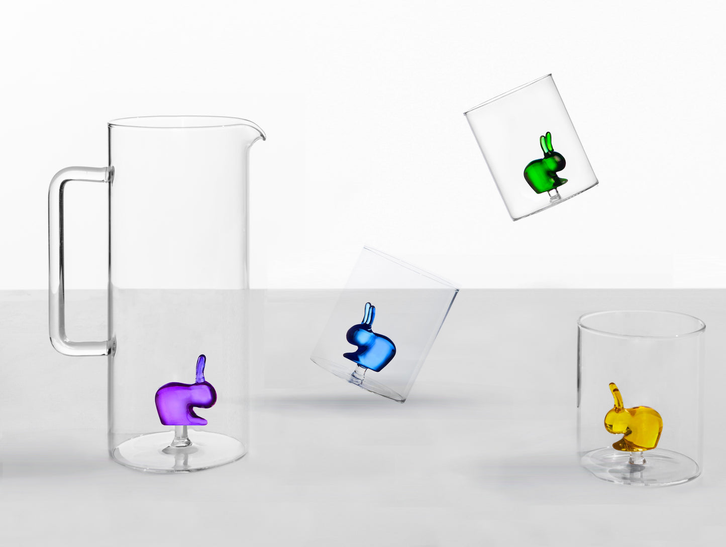 QEEBOO RABBIT - tumbler yellow rabbit