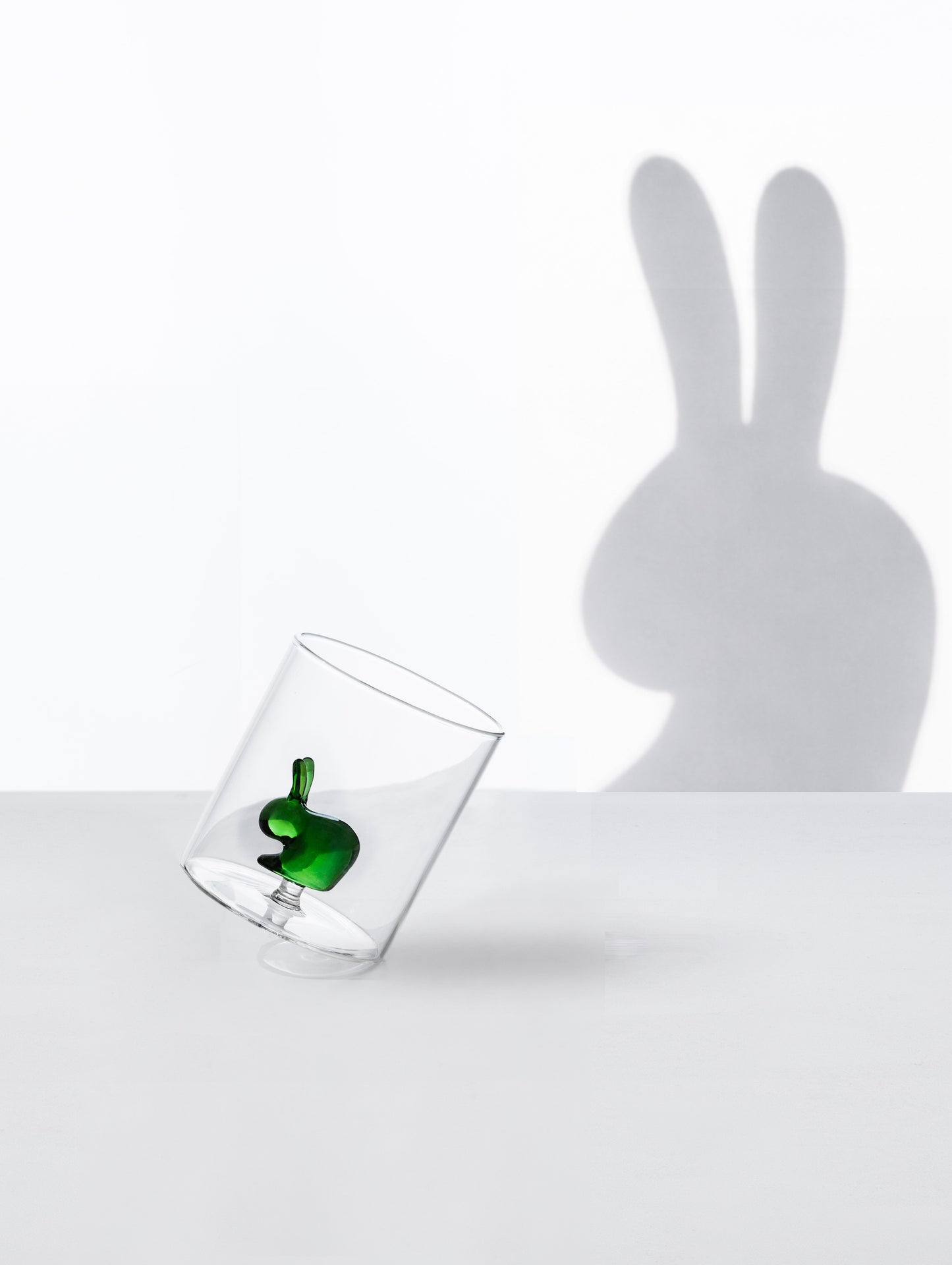 QEEBOO RABBIT - tumbler green rabbit
