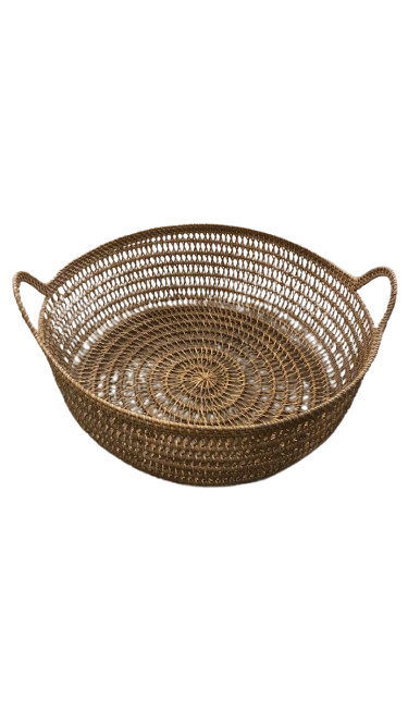 ROUND BASKET WITH HANDLE