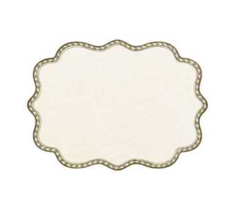 GRECA I  PLACEMAT (BROWN-GREEN)