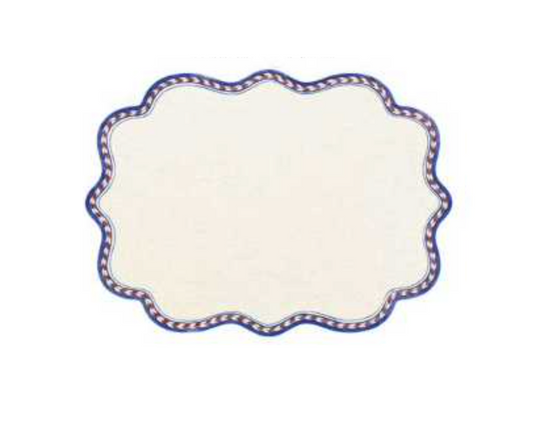 GRECA I  PLACEMAT (BLUE - RED)