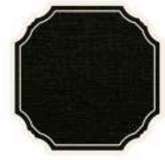 SQUARE FRAMES COASTER (BLACK - WHITE)